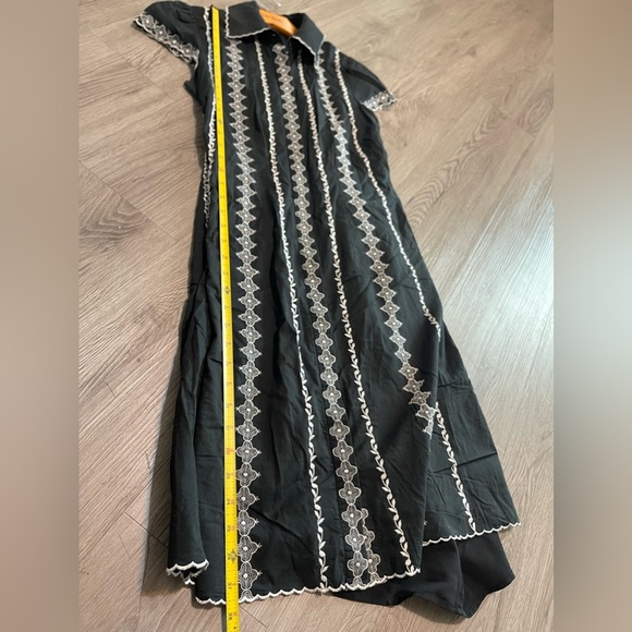 BCBG MaxAzria black button down dress size small - Picture 10 of 10